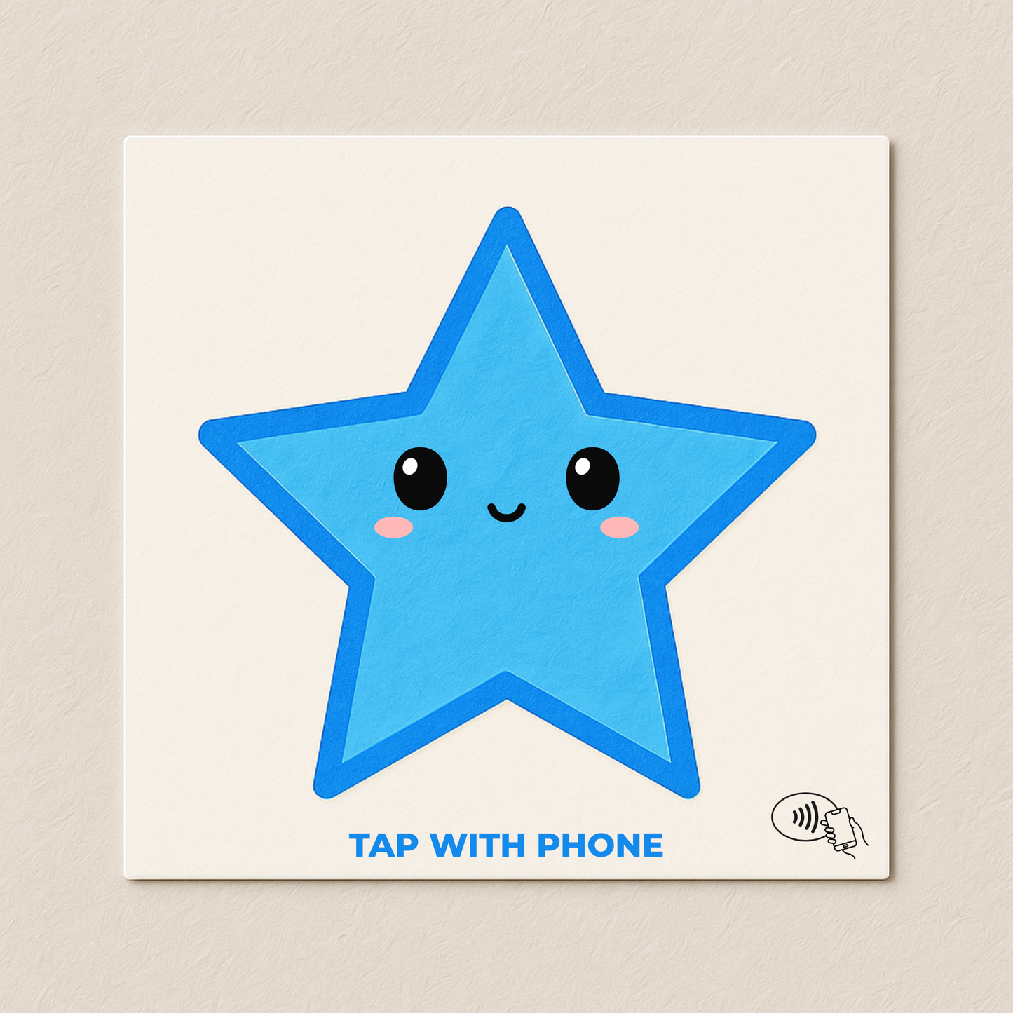 Square NFC Sticker Pack – Metal Safe