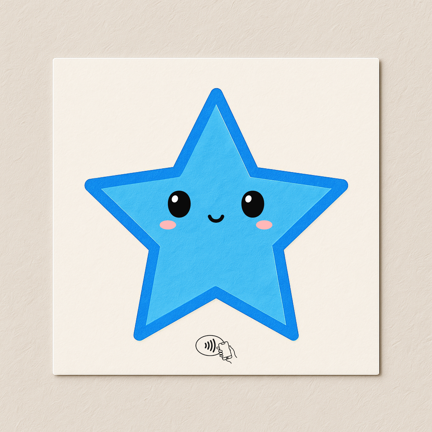 Square NFC Sticker Pack – Metal Safe