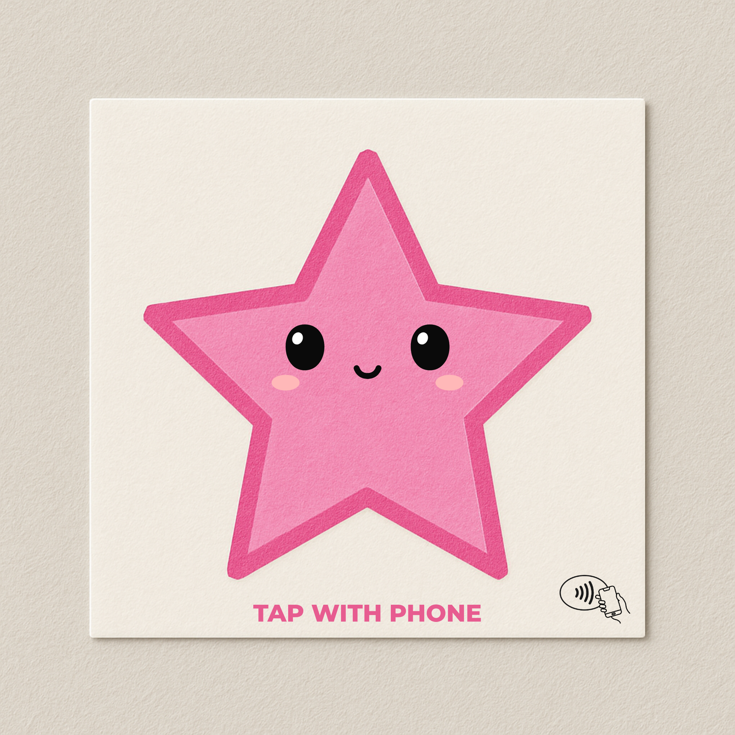 Square NFC Sticker Pack – Standard Surface