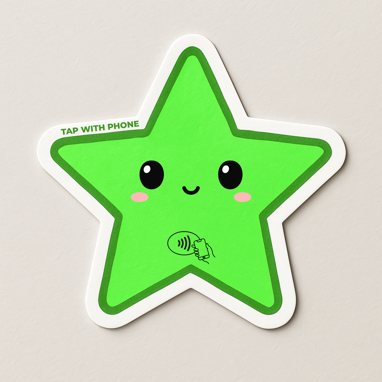 Die cut NFC Sticker Pack – Metal Safe