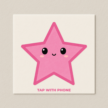 Square NFC Sticker Pack – Standard Surface